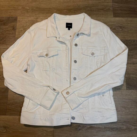Liverpool Jeans Company Other - Liverpool White Classic Denim Stretch Trucker Jean Jacket Women's [XL]